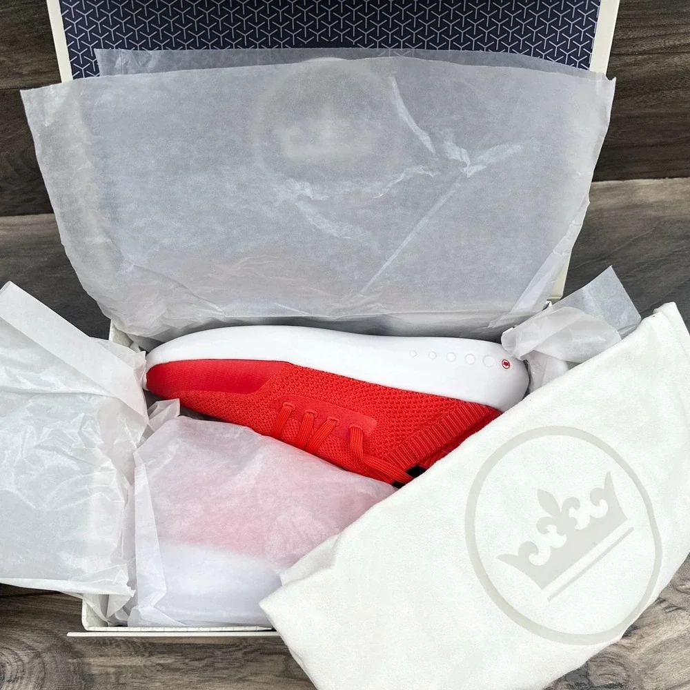 NIB Peter Millar Hyperlight Glide Sneaker US 8 EU 39 Red Womens - Picture 10 of 12